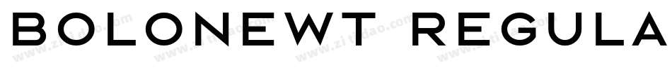 Bolonewt Regular字体转换
